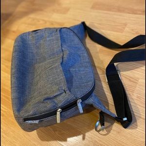 Stokke grey diaper shoulder bag